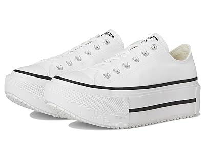 Converse Chuck Taylor All Star Lift Double Stack Lace-up Boots White/Black/White 1