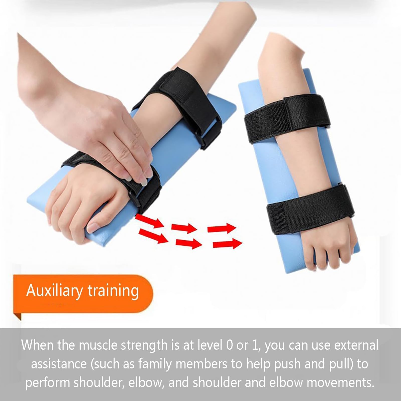 Arm-Rehabilitations-Hilfsausrüstung, Desktop-Schulter-Rehabilitations-Skateboard, 3 Trainingsmethoden, Mit Um 360° Drehbaren Rädern, Für Klebespastik-Training/Muskelschwäche, Verbesserung Der Flexibil