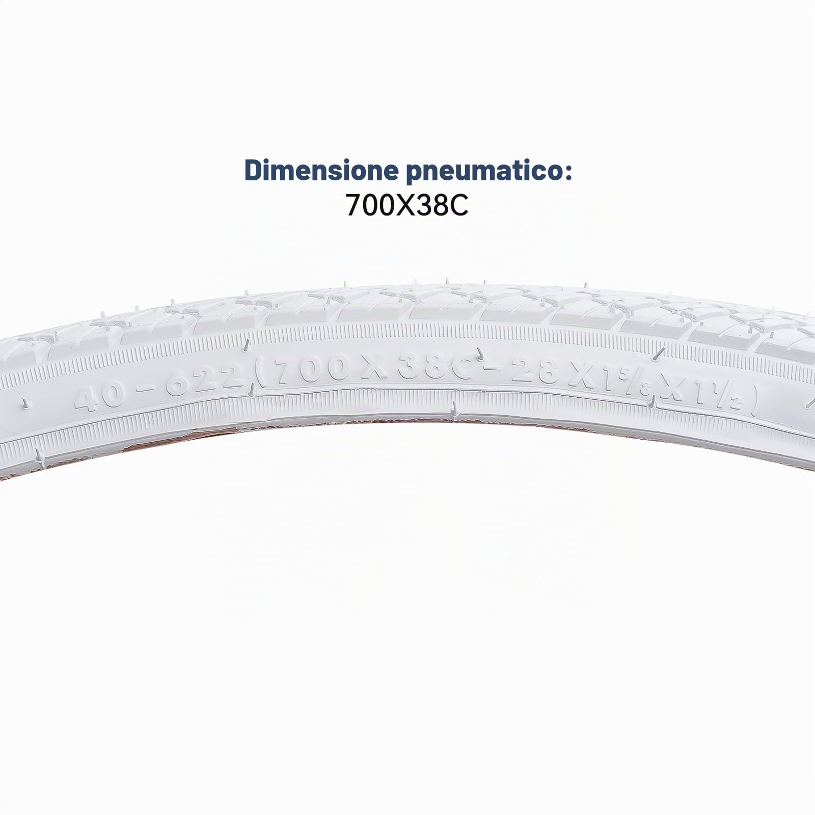 YunSCM 2 pneumatici pieghevoli per bicicletta da 28 pollici, 700 x 38C, rivestimento 40-622, compatibili con 700 x 36C, 700 x 37C, 700 x 38C, 700 x 39C, 700 x 40C, pneumatici per città/strada
