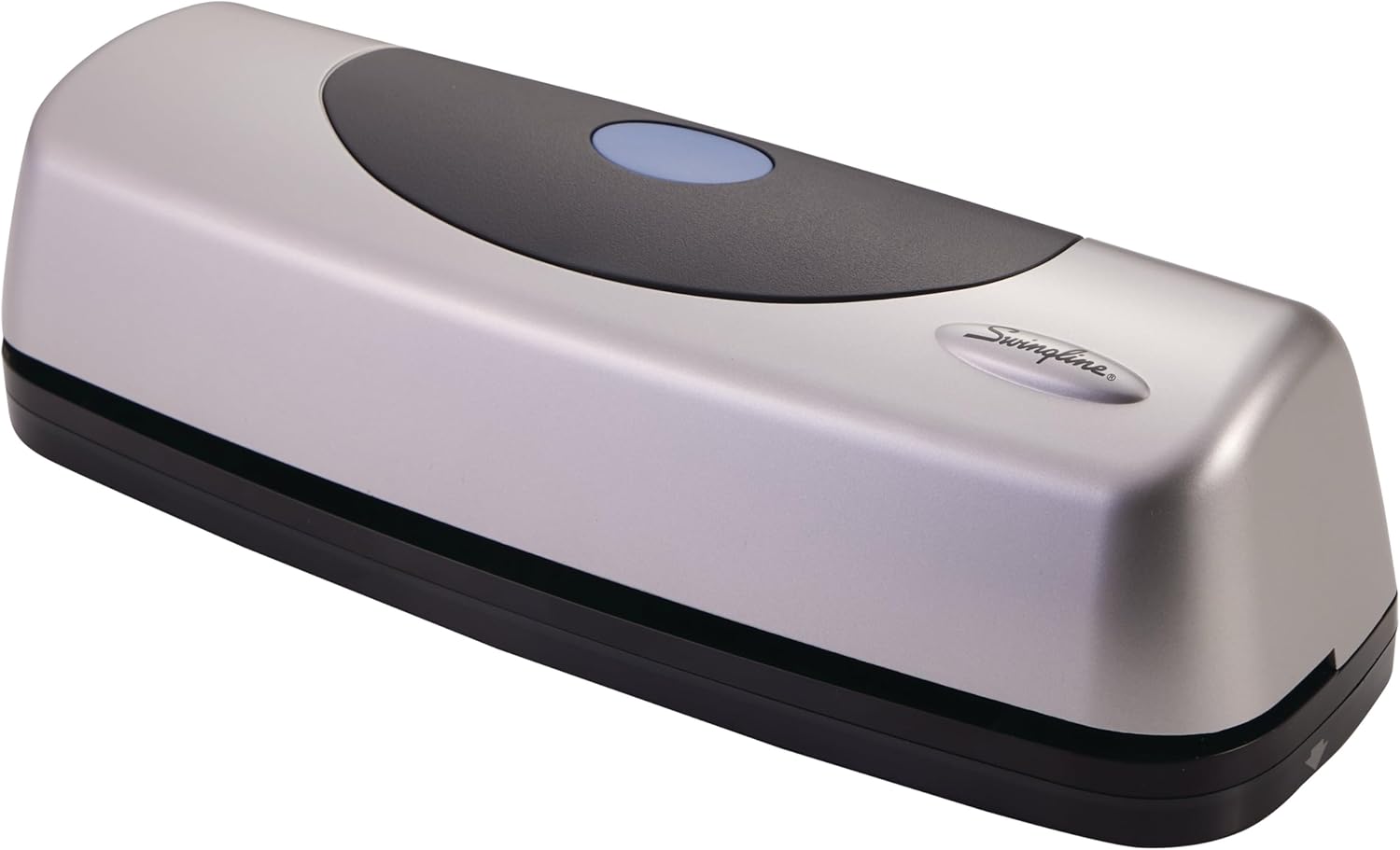 Swingline Electric Hole Puncher 3 Hole, 15 Sheet Capacity Three Hole Punch 3 Ring, Black & Silver (74515)