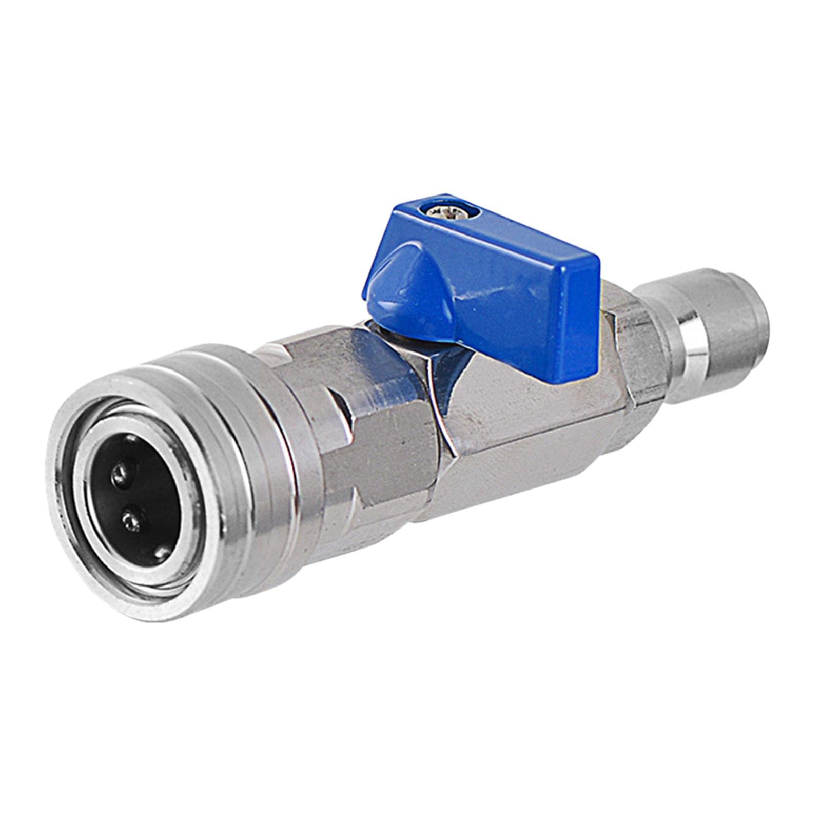 Raccordo Rapido per Valvola a Sfera Raccordi per Tubi Professionali Giunto per Tubi dell'Acqua Ad Alte Prestazioni Valvola a Sfera per Idropulitri, 3 di 8 Pollici