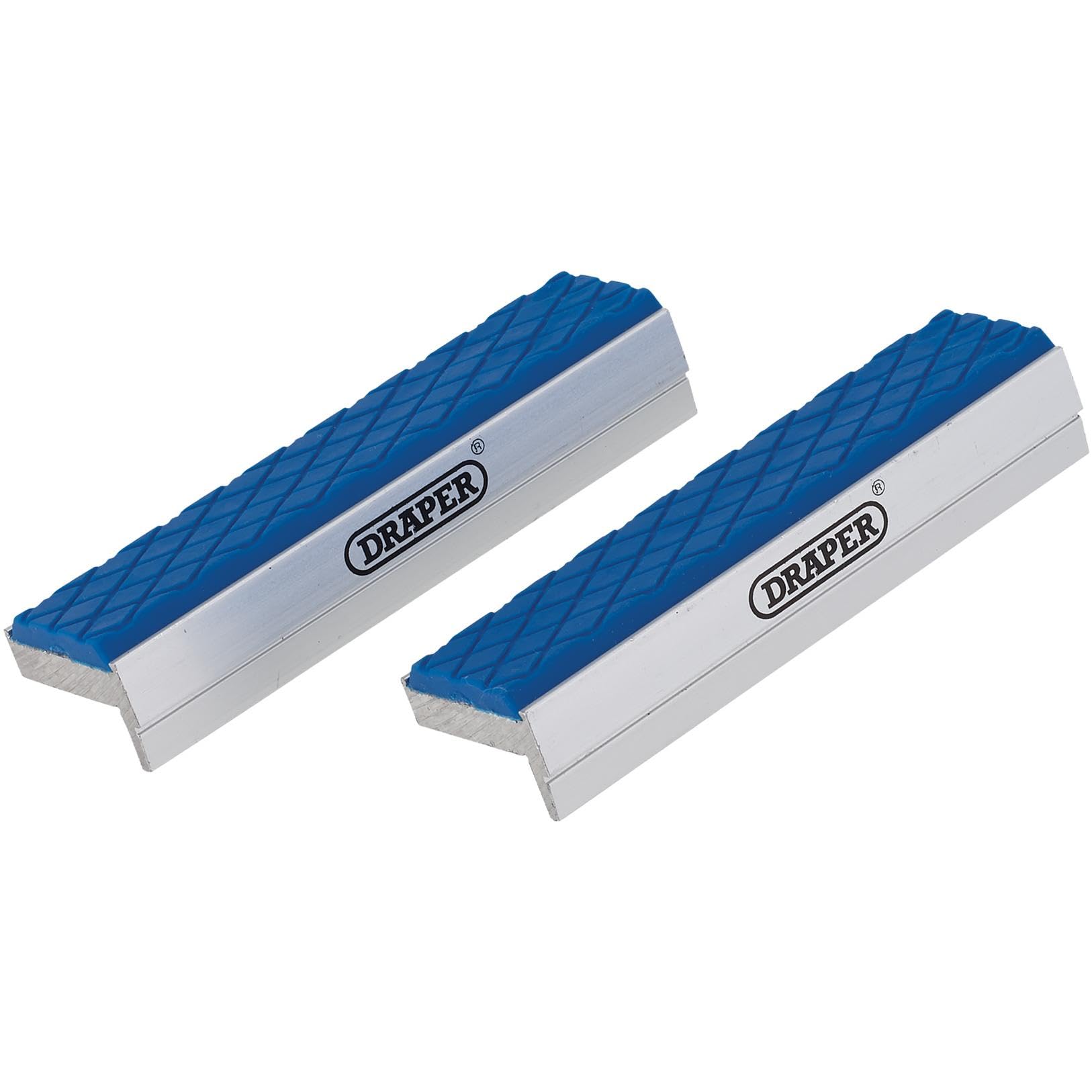 Draper 14180 Soft Jaws for Engineers Vice, 150mm, 24.2cm x 10.8cm x 2.1cm,Silver,blue
