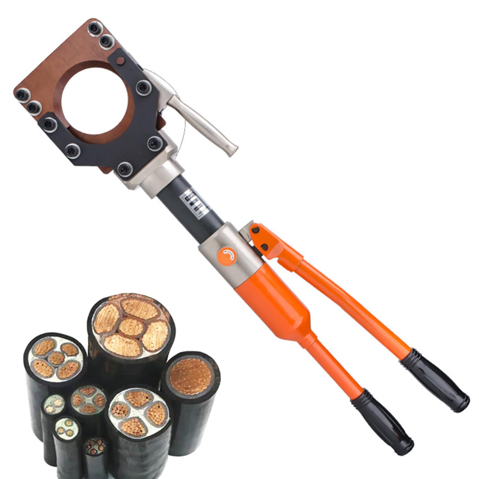 AUPREX 24 Inch Heavy Duty Kabelsnijder, Koolstofstaaldraadsnijder voor Aluminium en Koperdraad, Multifunctionele Arbeidsbesparende Lange Arm Draadsnijder Tang met Ergonomisch Ontwerp