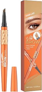 Ögonbrynspennor För Kvinnor 4-Spetsars Smudge-Proof Makeup Flytande Färg | Ögonbrynspenna Fester Sporter Resande Vardagligt Arbete Kvinnor Och