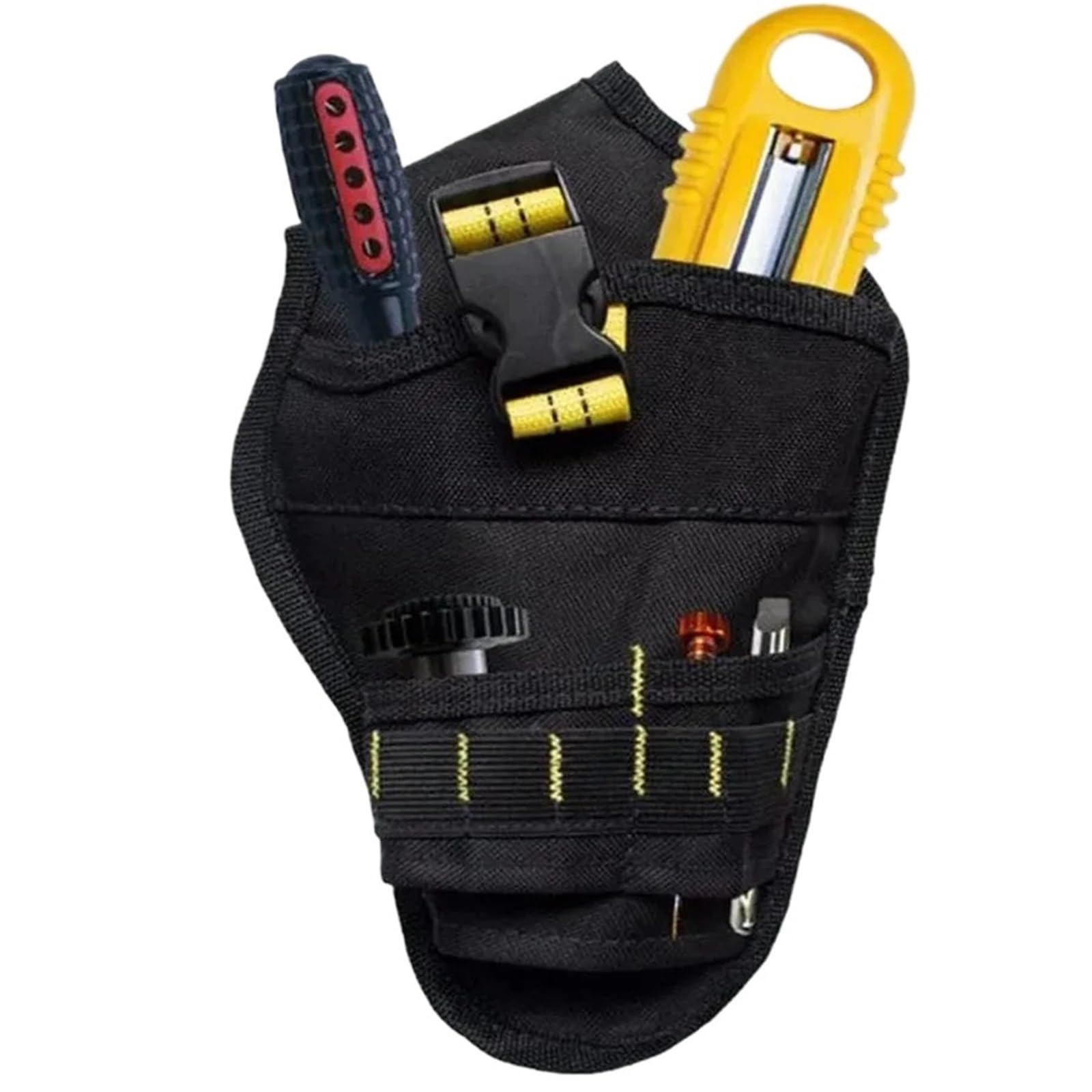 Pochettes pour Ceinture à Outils, Étui de perceuse Multifonctionnel, Sac à Outils de Taille, Puissance sans Fil for clé, Marteau, Tournevis