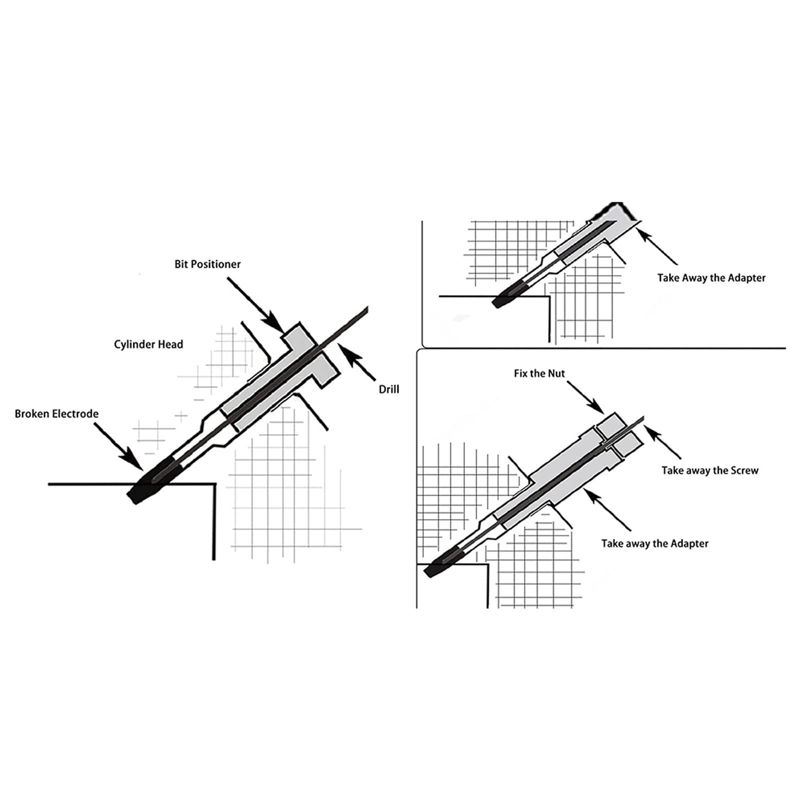 Set di rimozione candelette, strumento di estrazione candelette portatile completo in metallo ad alta precisione 22 pezzi/kit per manutenzione,utensili manuali