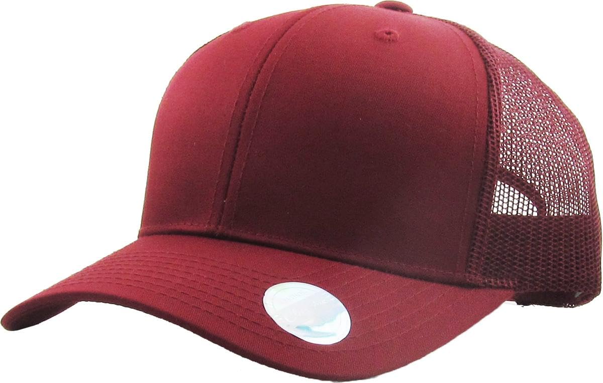 Classic 6 Panel Cotton Twill Mesh Trucker Cap Hat Adjustable Snapback Hat