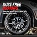 Power Stop CRK4101 Front and Rear Coated Brake Rotors and Ceramic Brake Pads Kit For 2006-2018 Toyota Rav4 [Application Specific Models with 3rd Row Seat