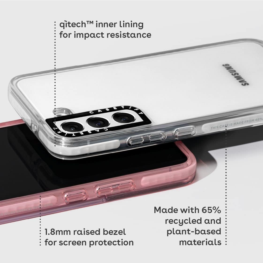 CASETiFY Impact Case for Galaxy S22+ -Below 30 Degrees - Glossy Black