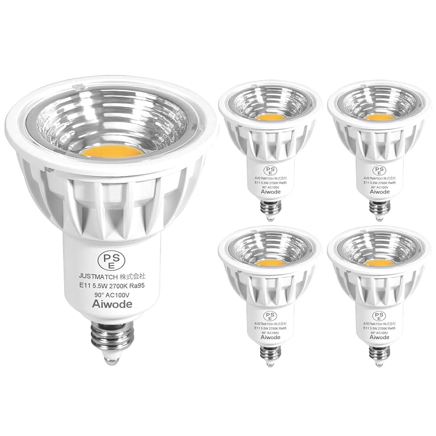 新品 180個セット LED 50W形相当 電球色 全光束500lm E11口金 Amazon | E11 LED スポットライト 調光対応 LED電球 スポット