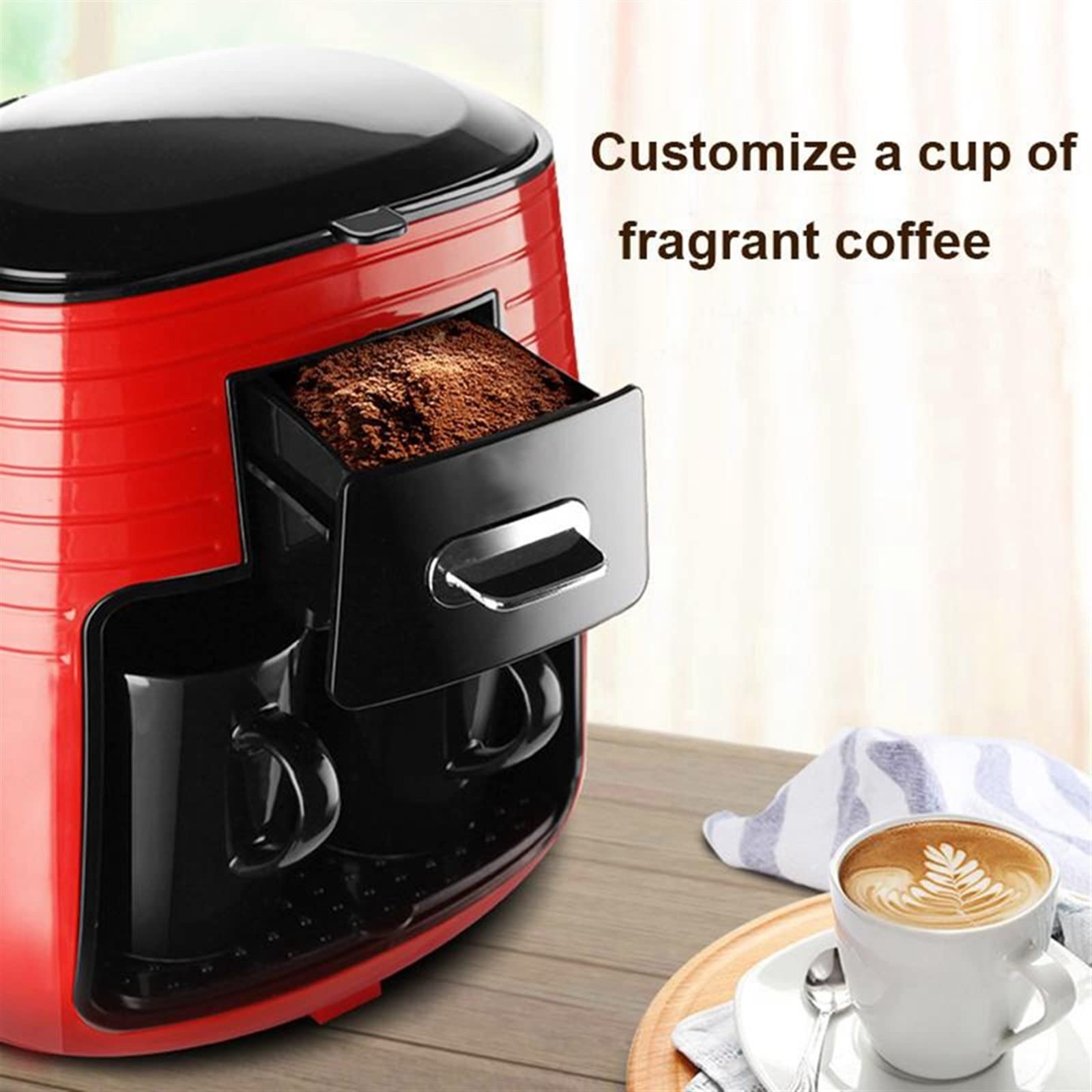 DieffematicKF Ekspresy do kawy Elektryczny przelewowy ekspres do kawy automatyczny ekspres do kawy zaparzacz do herbaty mleko Cappuccino Coffee Coffeeware dzbanek do mokki