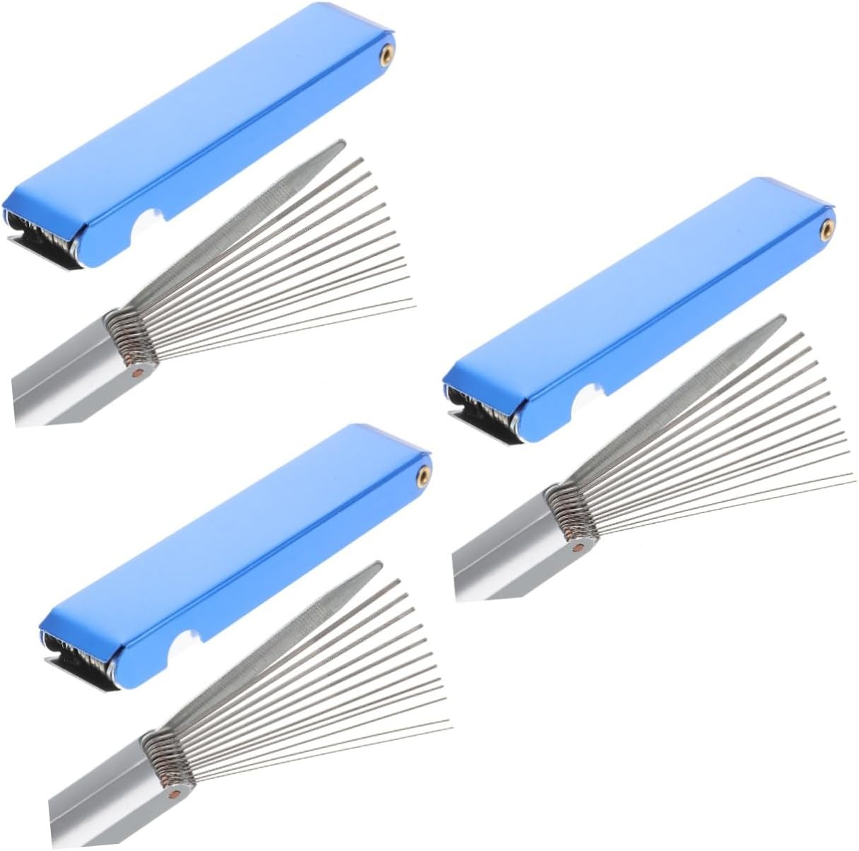 Luxshiny 12sets Torch Tip Cleaner Crevice Cleaning Tool for Welding Nozzles Carburetor Engine Shower Heads
