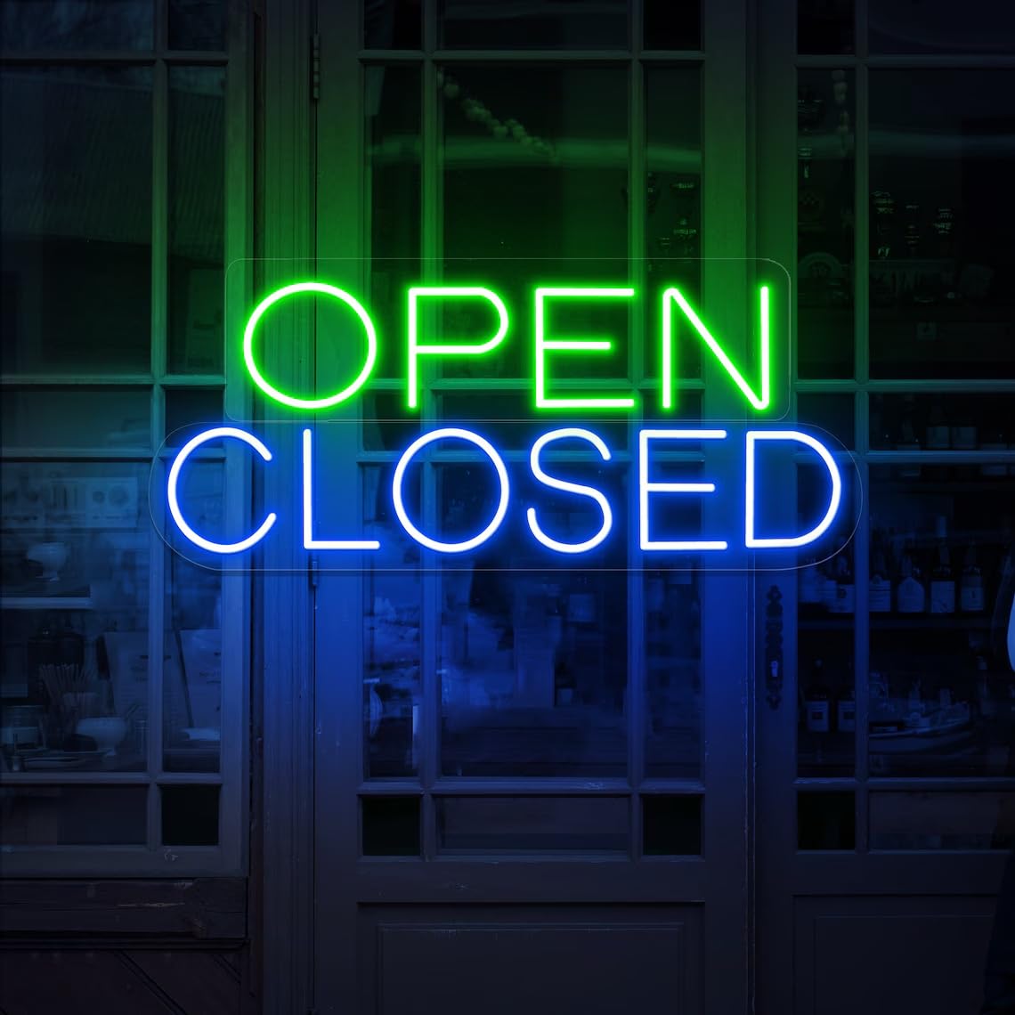 Aperto Insegna Al Neon Aperto Luce Led Aperto Aperto Chiuso Segno Aper