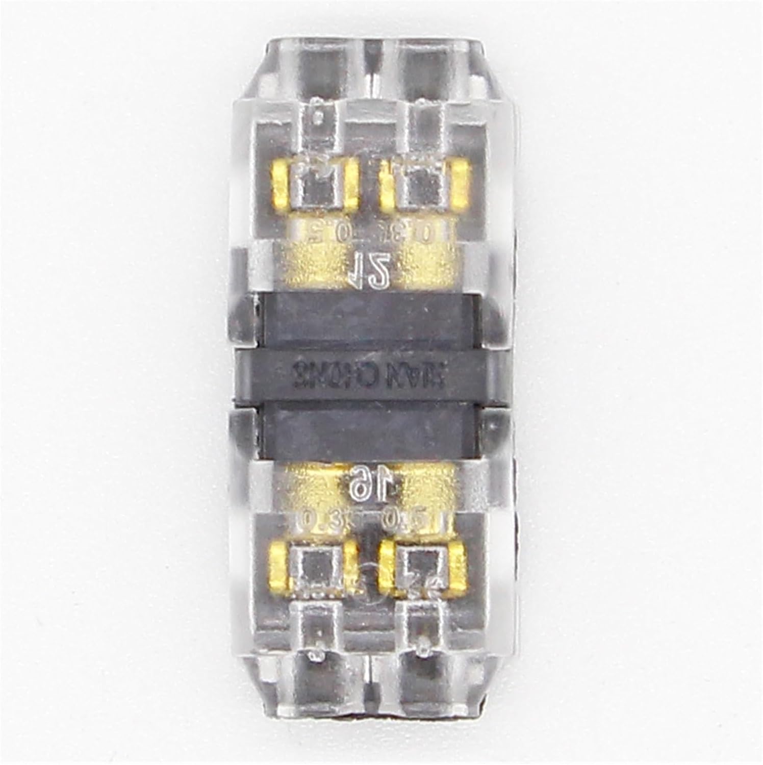 5pcs/lot 2 Pin Spring Connector Wire, No Soldering, No Screws Quick Connector Cable Clamp Terminal Block Easy LED Strip Light