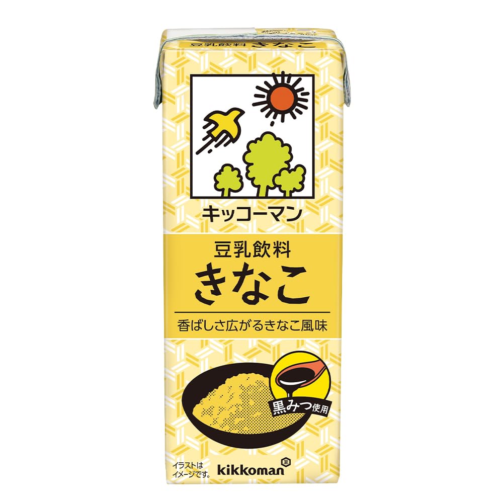 キッコーマン　豆乳飲料きなこ　紙パック200ml×18本入×4箱プラス3本セット Amazon.co.jp: キッコーマン 豆乳飲料 きなこ 200ml紙パック×18本入