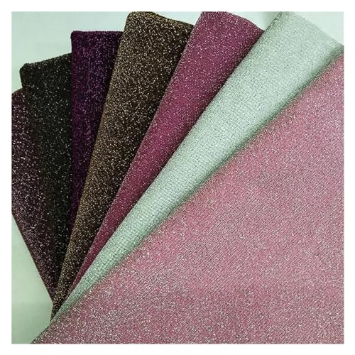 Tissu polyester métallisé à paillettes multicolore 150cm x 10m - 3