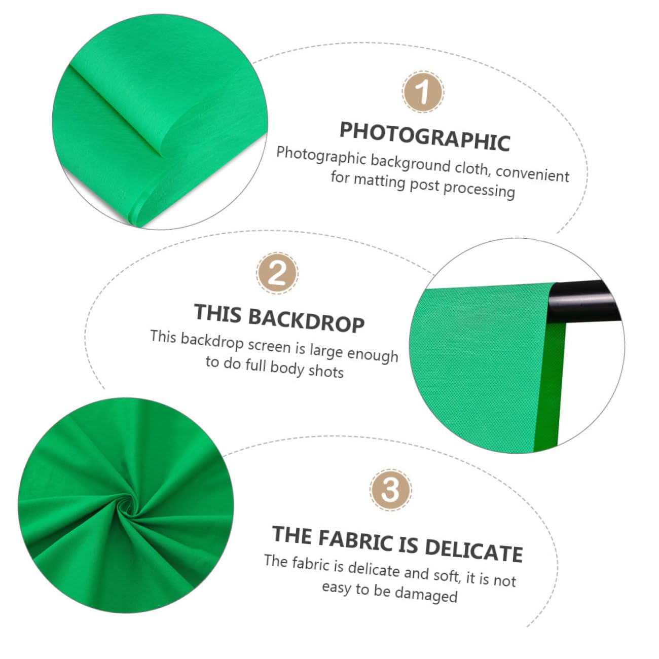 VILLCASE Sfondo in Tessuto Per Fotografia Fondale Video Reversibile Panno Fotografico Lavabile e Stirabile Per Servizi Fotografici Decorazioni Feste e Video Produzione