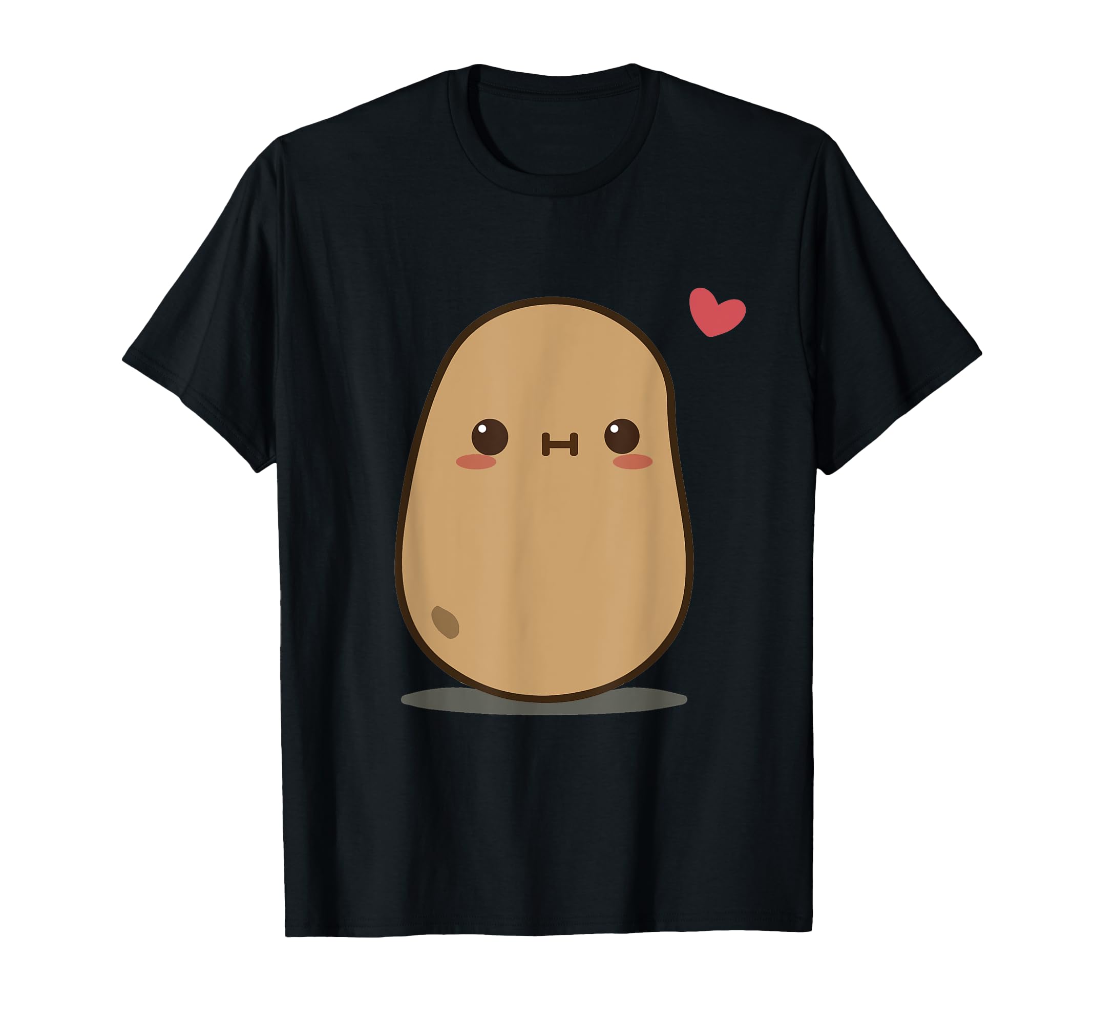 Potato Love Heart Gift T-Shirt Boys Men Women T-Shirt