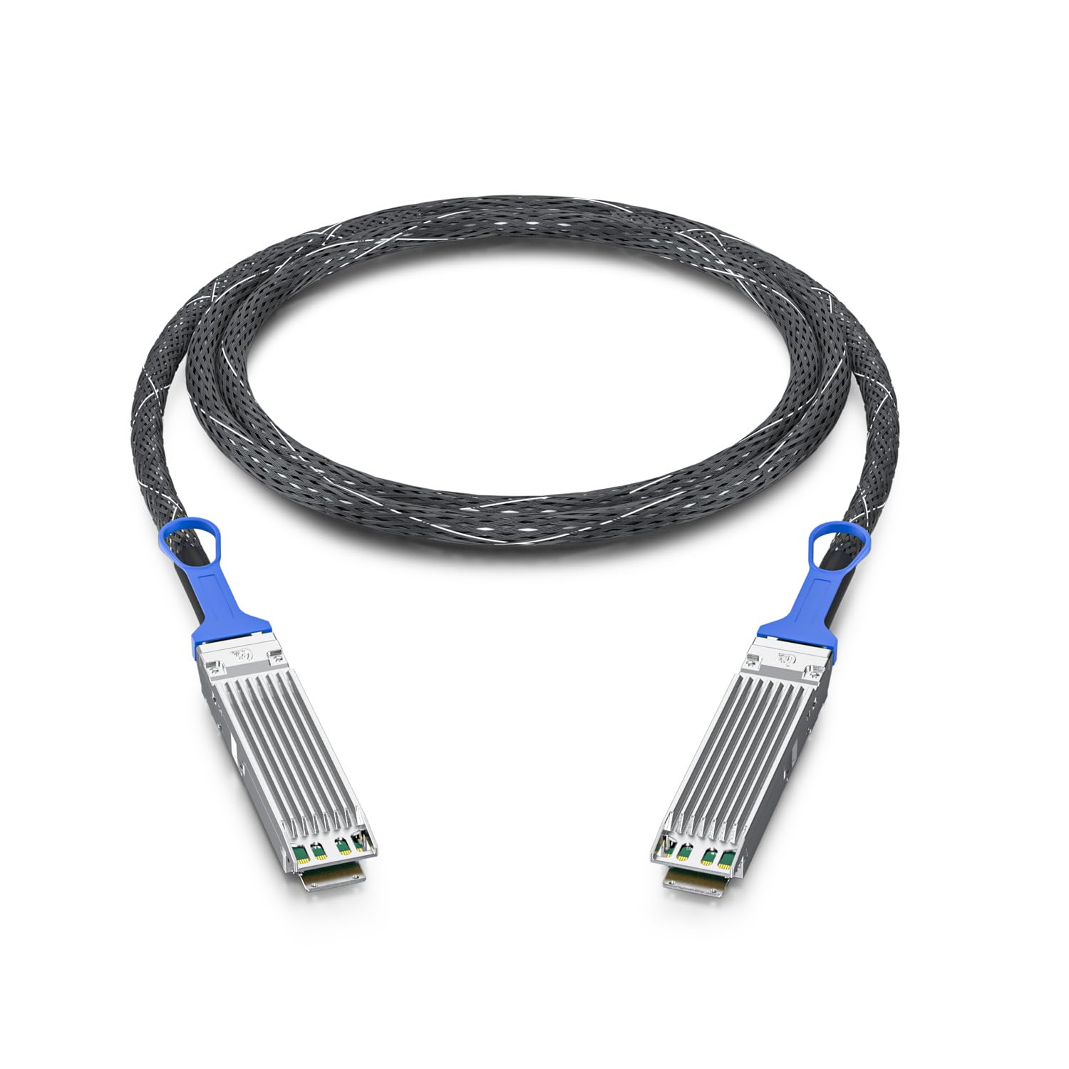 800 Gb/s OSFP DAC compatible con NVIDIA MCP4Y10-N002, 8 canales OSFP Fin-top a 800G Fin-top cable, NDR Infiniband y soluciones Ethernet