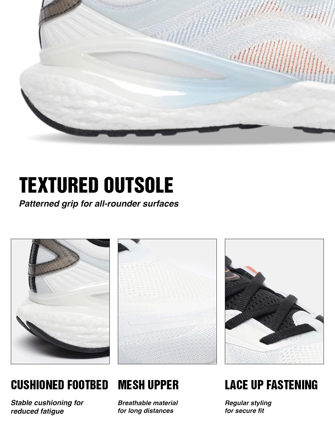 XTEP Canvas White,Wavy Blue Dynamic Foam Running Shoes for Men Euro- 41 2