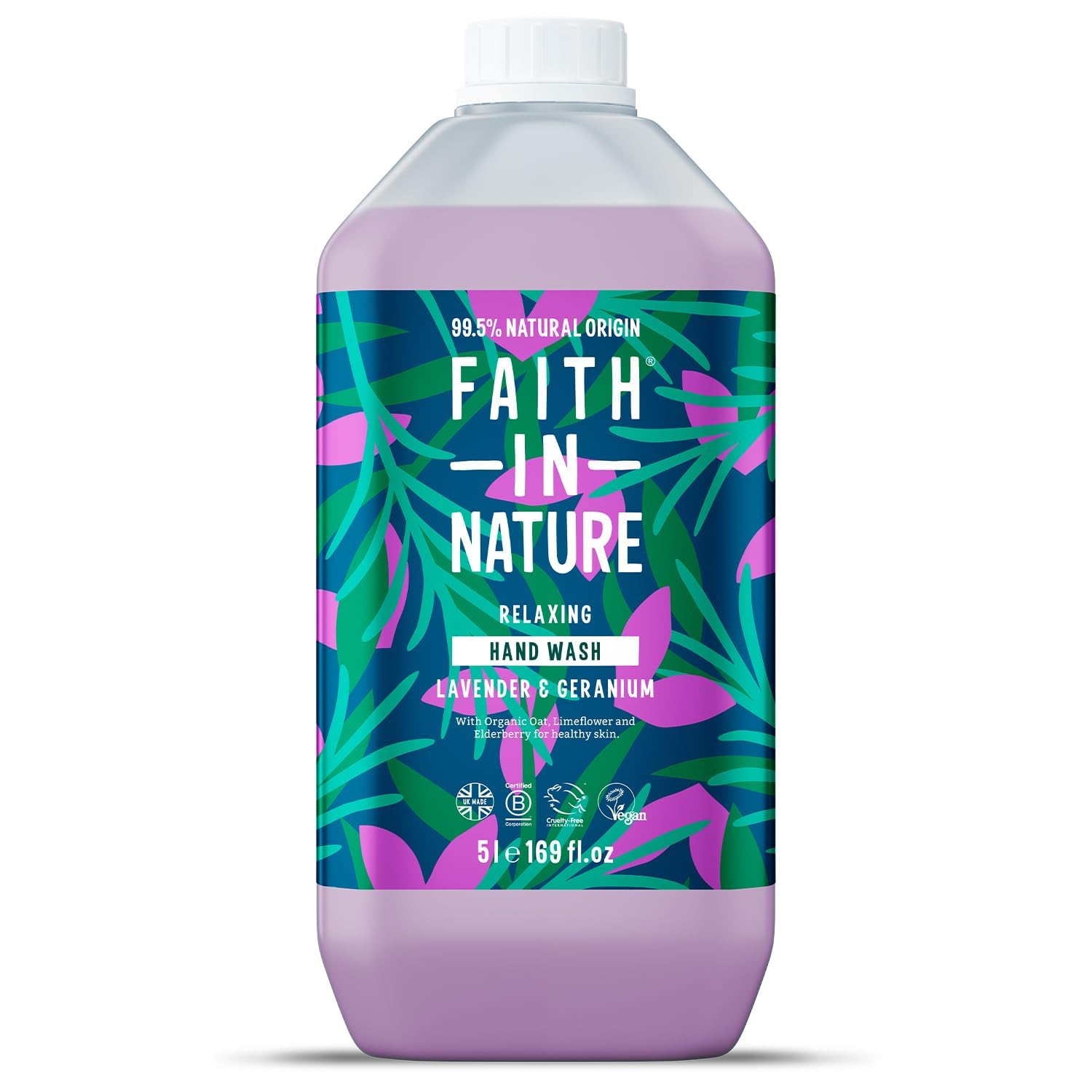 Faith In Nature Lavender & Geranium Hand Wash - 5000ml