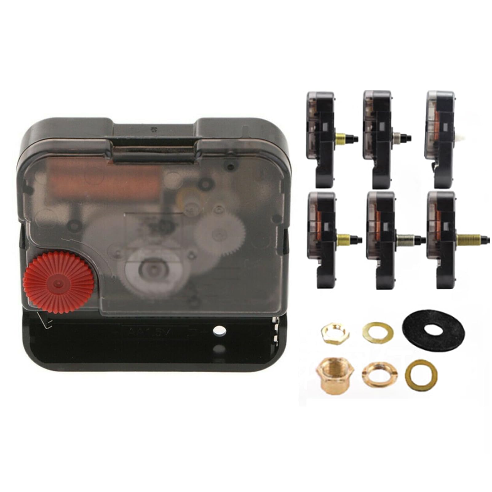 MHADBKH 5 Stuks Stille Kwarts Klok Beweging Mechanisme Kits Met Handen En Cijfers Batterij Werkt Voor Wandklok Reparatie Onderdelen MHADBKH 5 Stuks Stille Kwarts Klok Beweging Mechanisme Kits Met Handen En Cijfers Batterij Werkt Voor Wandklok Reparatie Onderdelen