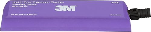 Miniatura 3 de 3M Bloque de lijado flexible de extracción de polvo Hookit 35827, 10.748 in x 2.638 in