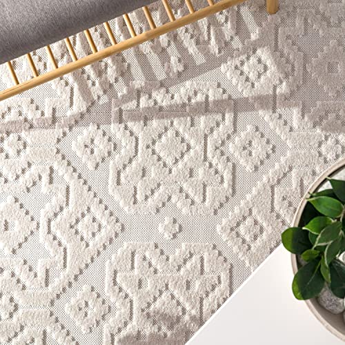 Tapete moderno Paco Home 5'3" x 7'7" crema miniatura 6