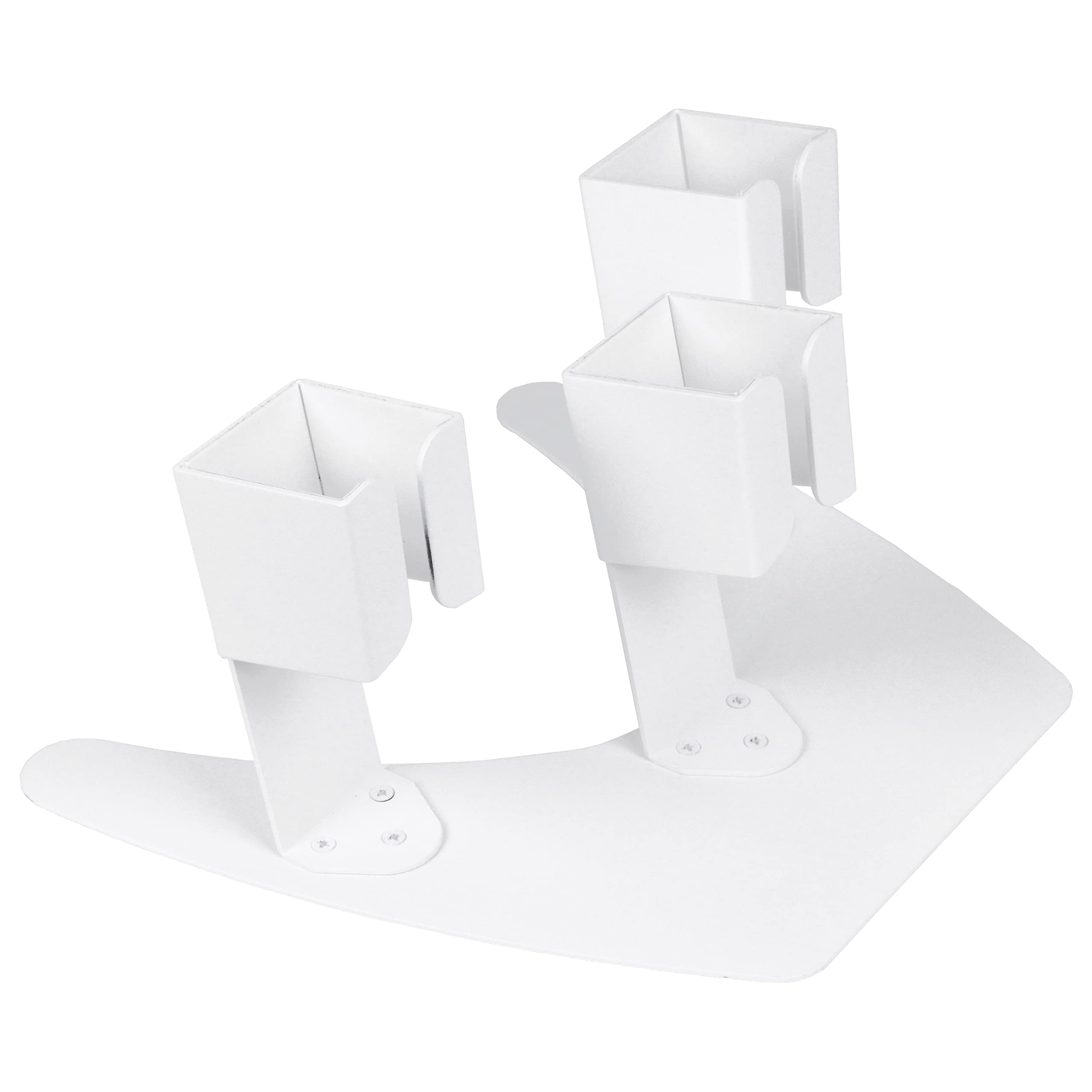 GEEK Professional Aerophone Stand Aerophone&Electronic Wind Instrument holder Iron Metal Stand, Super Stable Solid Stand designed for Roland Aerophone AE-10/20/30 AKAI EWI 4000S/5000 (3 heads & White)