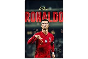 Cristiano Ronaldo Soccer Superstar Wall Decor Posters