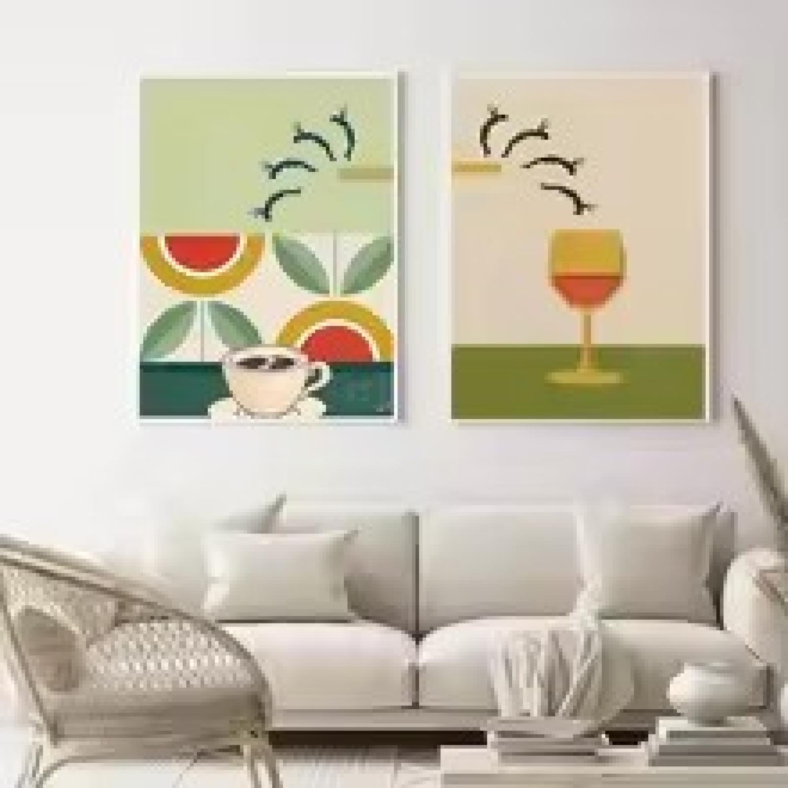 Impression moderne salon style nordique abstrait 60x80 cm - 8