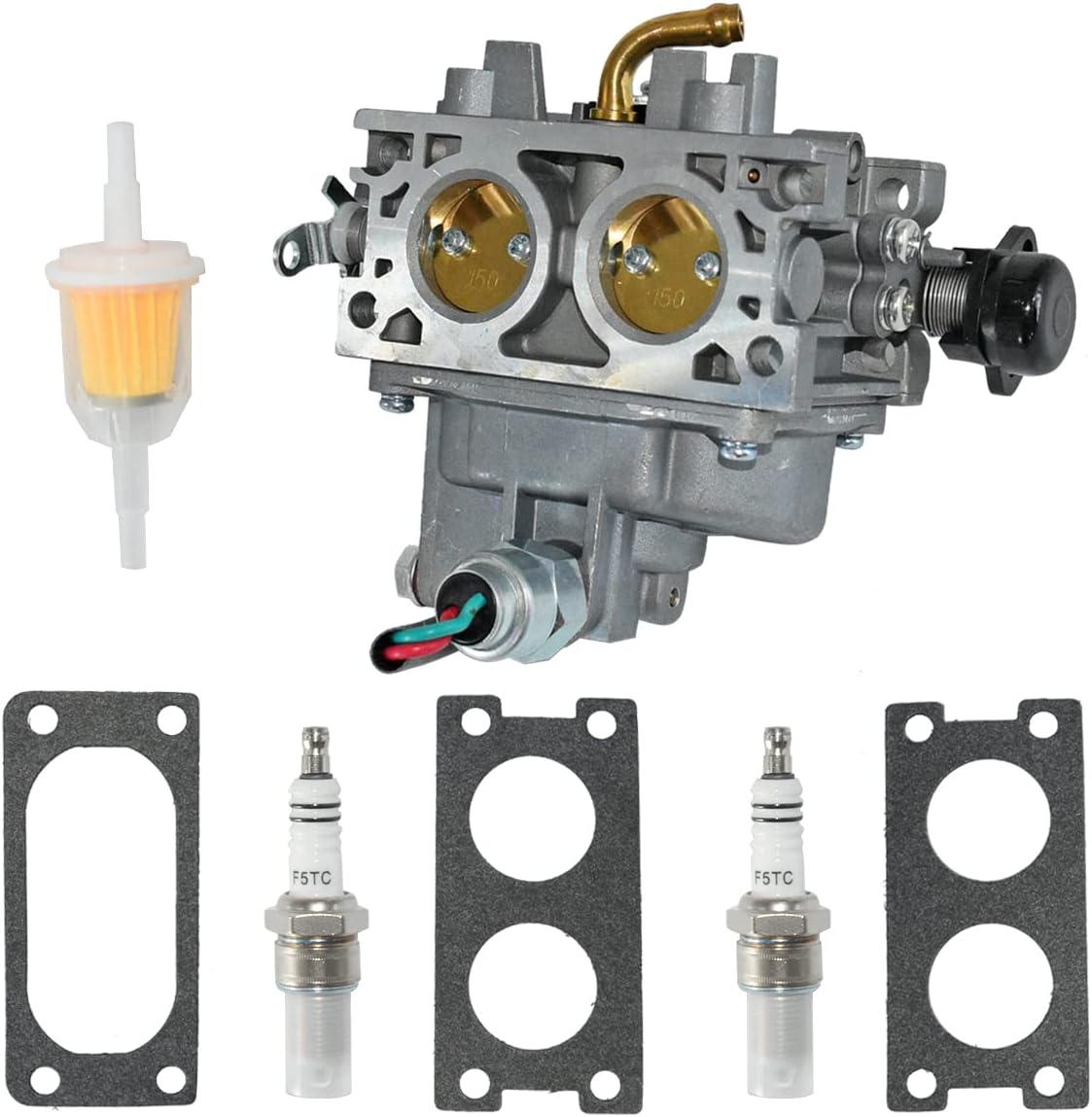 Carburetor Kit With Air & Oil Filter For Toro TimeCutter & Exmark Zero Turn Mowers