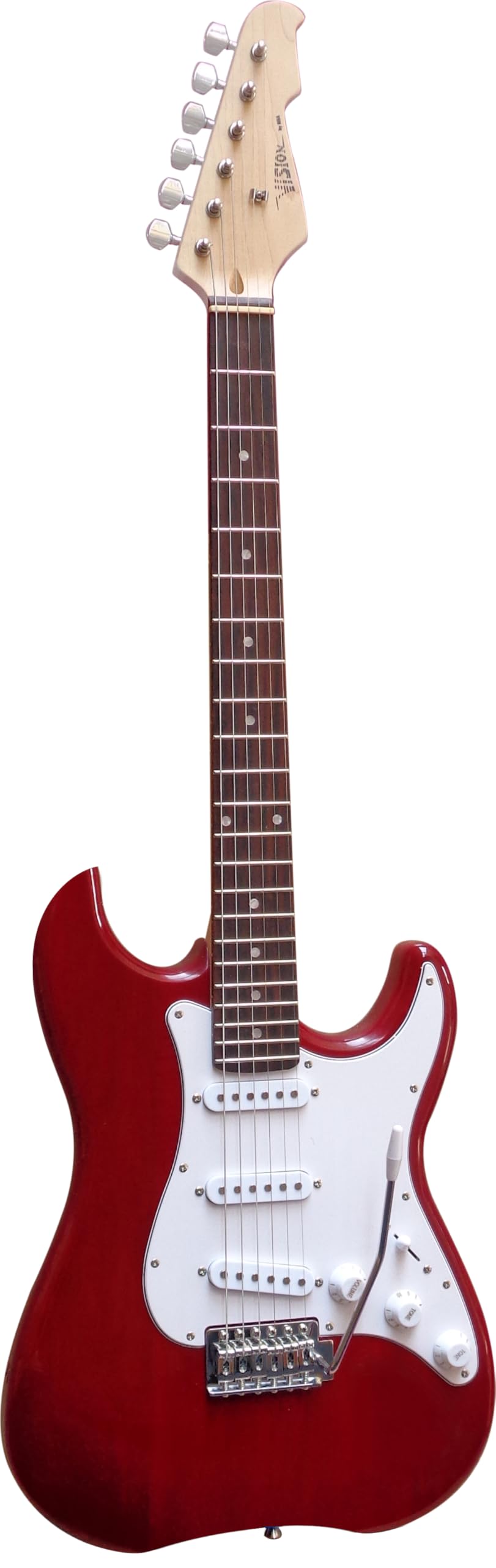 CHITARRE ELETTRICHE ROSSO SCURO TRANSPARENTE - CHITARRA ELETTRICA - SET CON AMPLIFICATORE DA 20WATT - BORSA - PLETTRO - CORDE