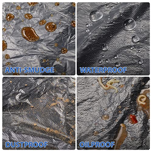 Rabropar 100 Pcs Plastic Car Disposable Seat Covers Universal Dustproof And Waterproof Plastic Seat Covers #TOP3