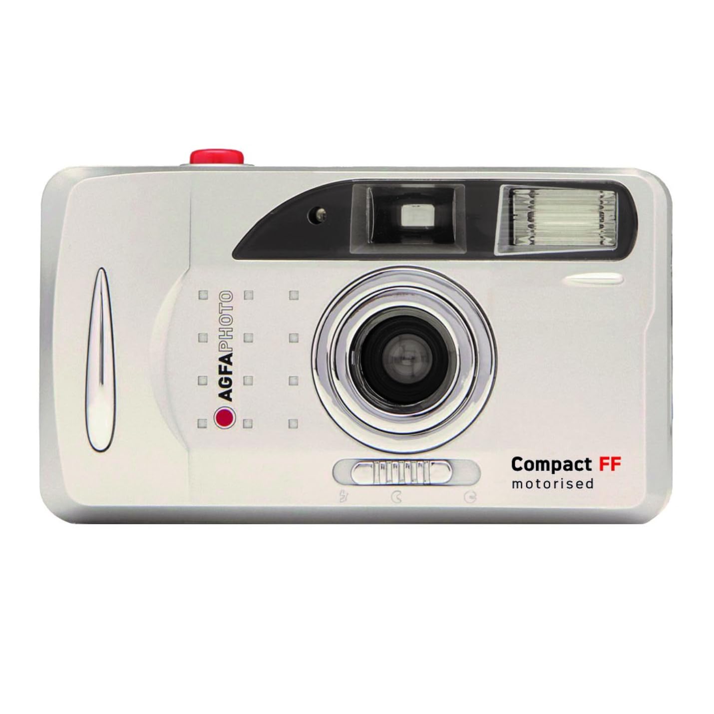 AgfaPhoto Set Analog 603020 – Appareil Photo Argentique Réutilisable Motorisé – Pellicule et Pile Incluses