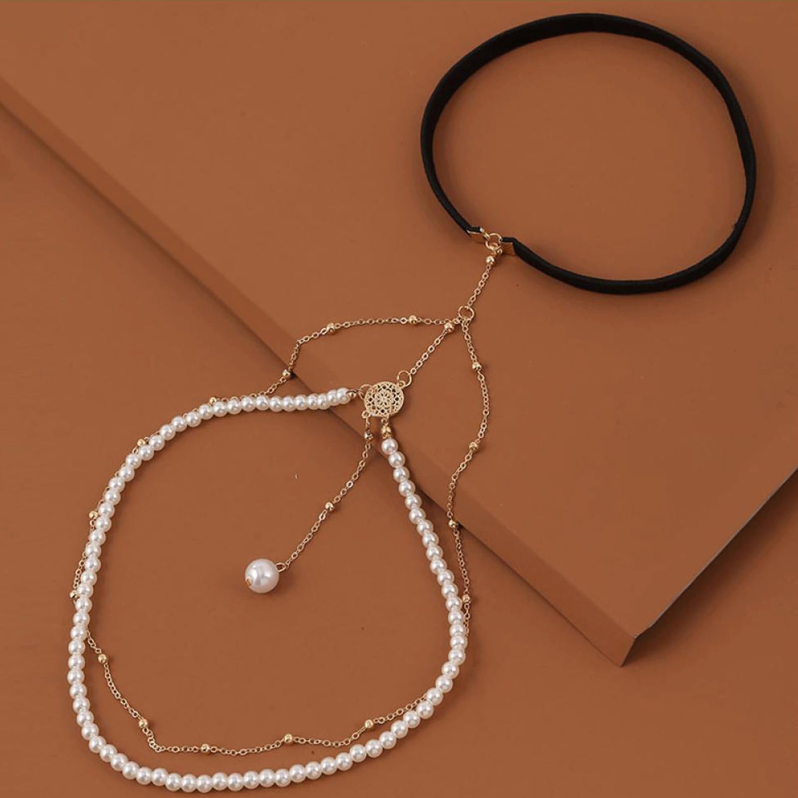 Catena con Ciondolo, Strass Lucidi, Catena per Coscia E Gamba, Donna, Catena per Corpo Sexy, Imbracatura per Coscia E Gamba, Gioielli da Spiaggia, Catene per Gambe,A