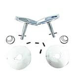 Hood Pin Twists Locks Chrome, Hood Pin Lock Set Fits for Oldsmobile Cutlass 442 1969-1972 BP1158T