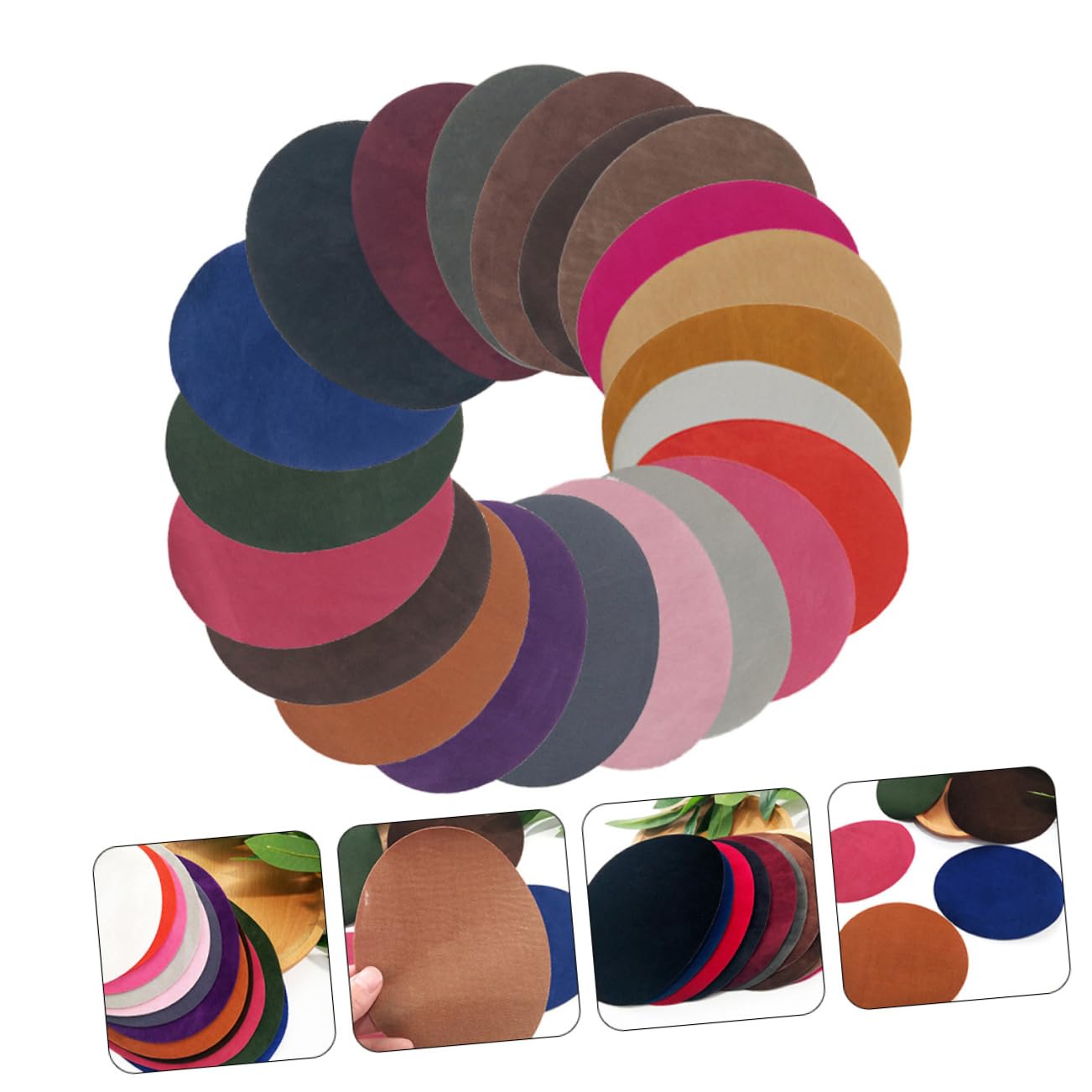 SHINEOFI 96piezas Parches De Codo Termoadhesivos Para Ropa De Patches De Costura Para Suéteres y Chaquetas Reparación De Prendas Lavables y Fáciles De Usar