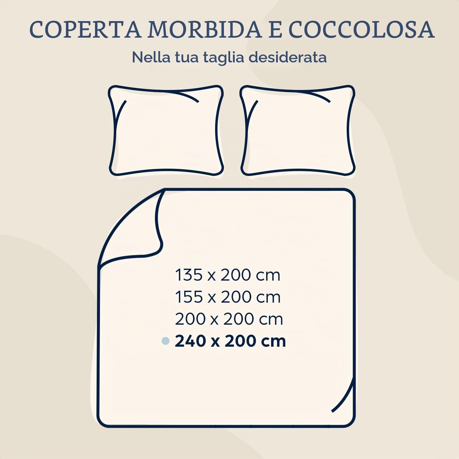 Sleepwise piumone 240x220 Estivo, Certificato Oeko-Tex, per Chi soffre di allergie, piumone Traspirante e Accogliente