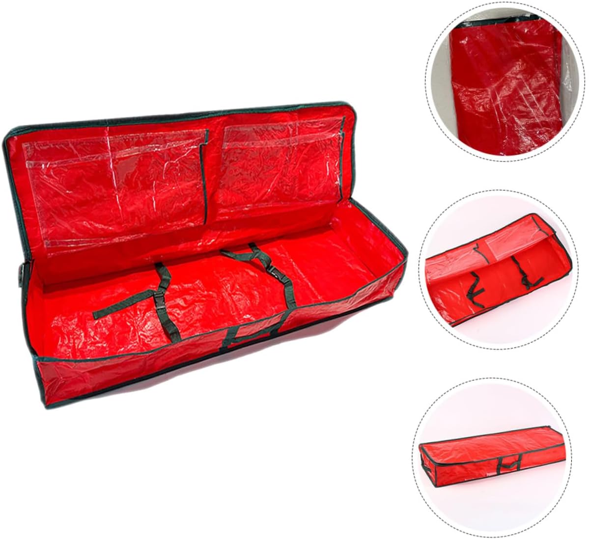 Christmas Tree Storage Pouch with Handles Waterproof Large Xmas Tree Organizer Bag 120x36x13cm