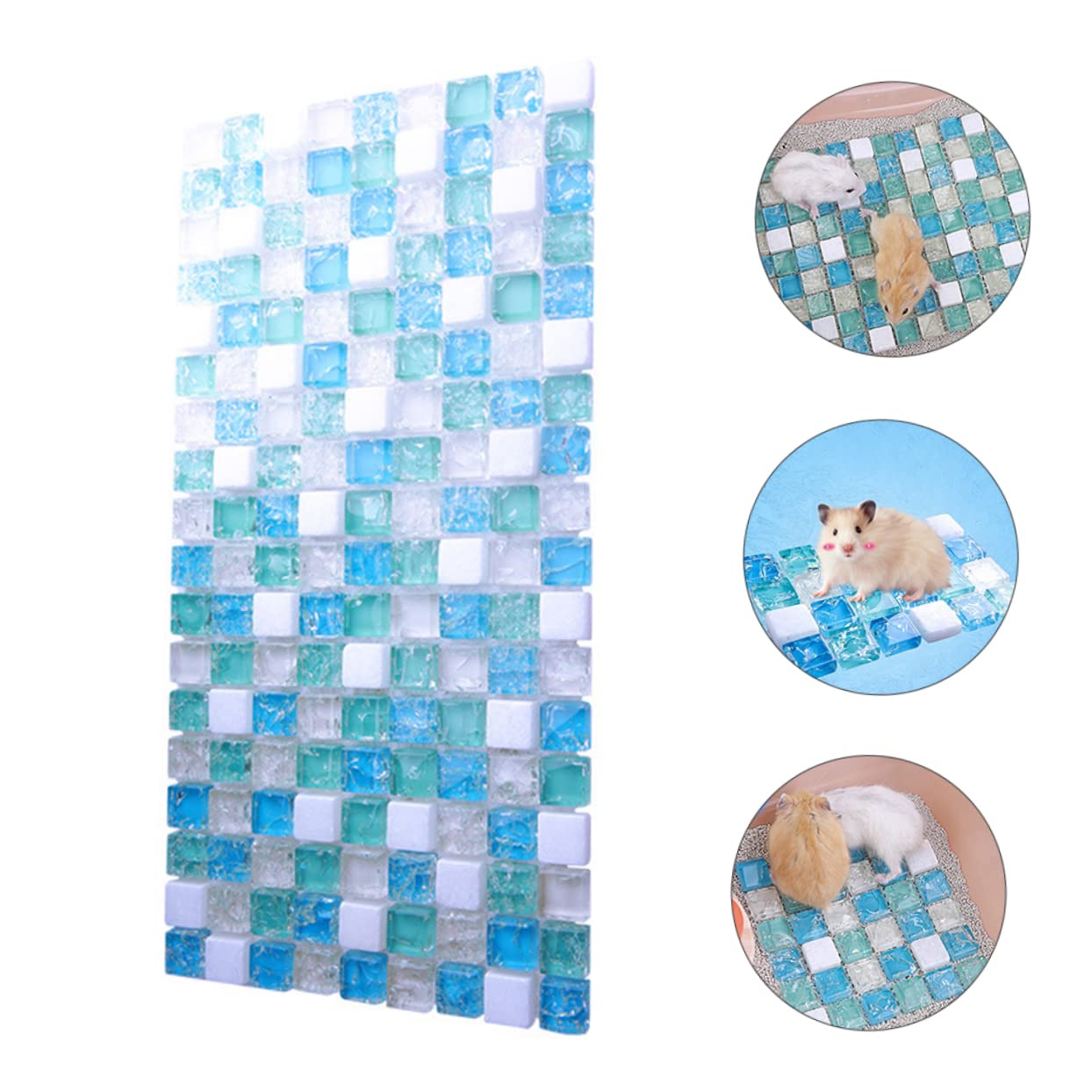 6 Coussins Polaire Pour Hamster - 20x20 Cm - Doux Et Chauds - Tapis De Couchage Pour Petits Animaux