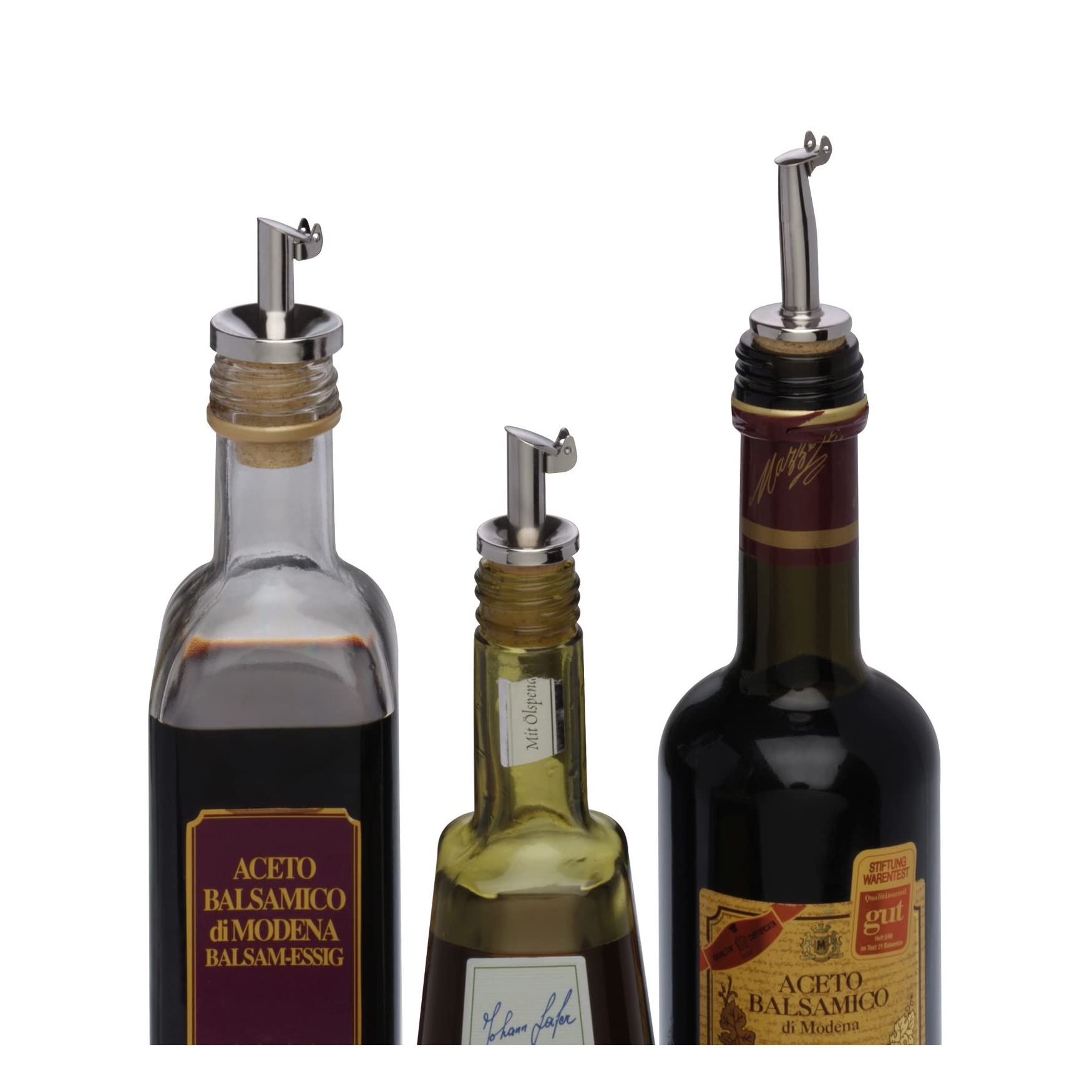 Westmark 47902180 Boquilla Vinagre de Especial, Corcho y Acero Inoxidable, Multicolor, 6,7 x 3,2 x 2,5 cm