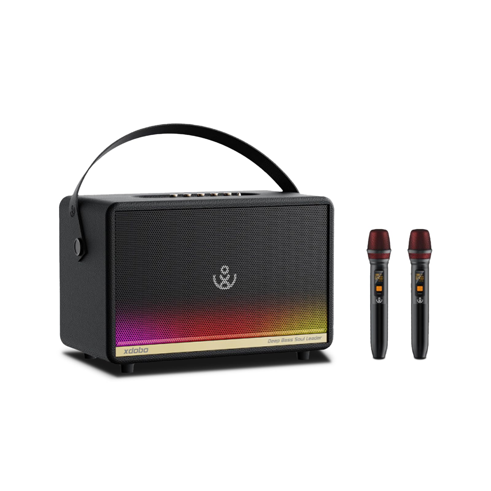 xdobo Mirage MAX głośnik Bluetooth, wysoka moc 320 W, podwójna cewka głosowa, szybkie ładowanie 45 W, głęboki bas, przenośny głośnik bezprzewodowy
