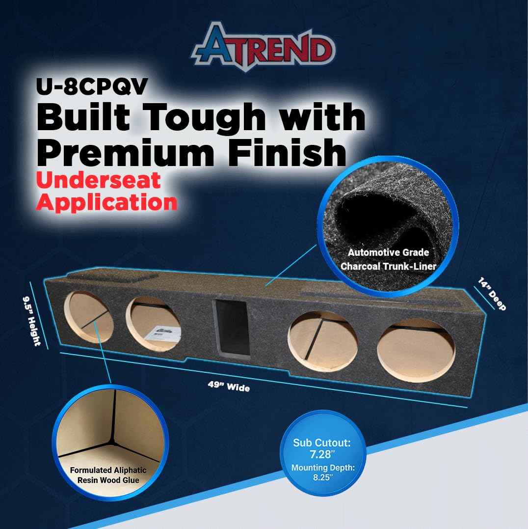 Amazon.com: Bbox Carpeted 8” Quad Ported/Vented Subwoofer