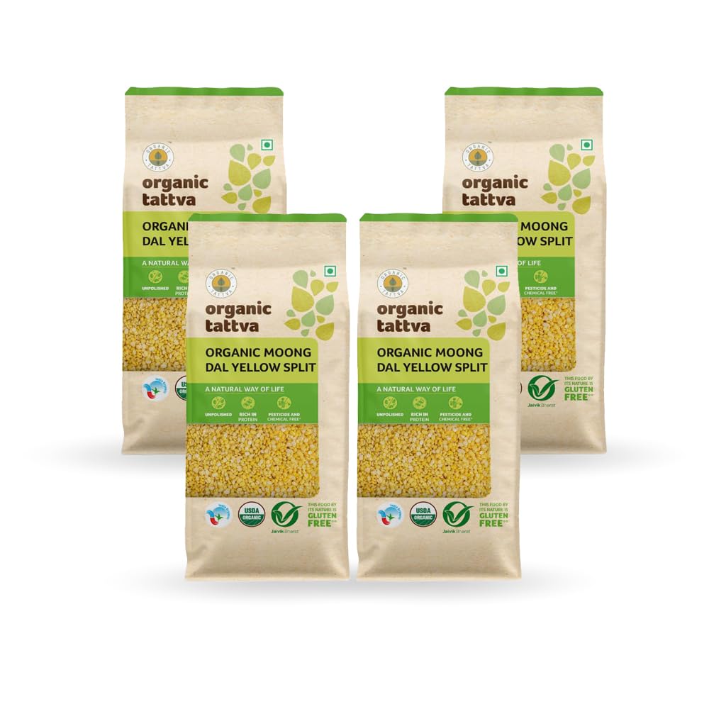 See full amazon price history chart for Organic Tattva, Moong Dal Yellow Split, 500 grams | Rich in Protein | Naturally Gluten Free | Unpolished Dal | Pesticide and Chemical Free | Pack of 4 Organic Tattva, Moong Dal Yellow Split, 500 grams | Rich in Protein | Naturally Gluten Free | Unpolished Dal | Pesticide and Chemical Free | Pack of 4 (B0CGMCK9ZD) Amazon Price History, Amazon Price Tracker