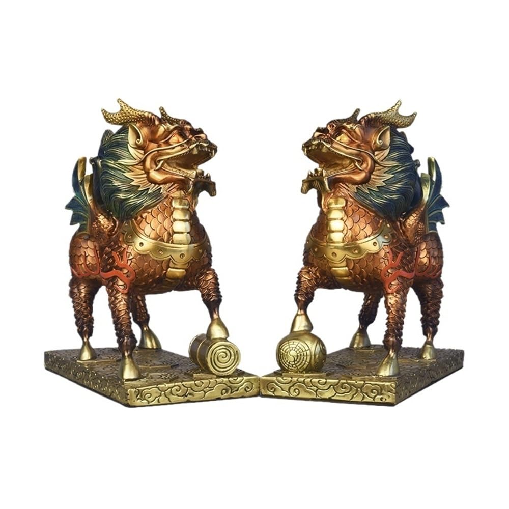 GLETSF Metal Decorations Modern Home Creative Pure Copper Handicraft Statue Antique Bookshelf Decoration Ornaments Home Decorations,