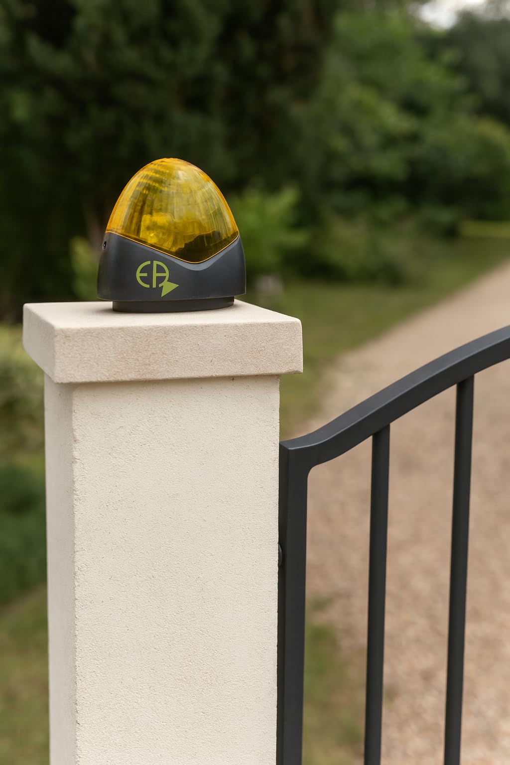 FCEA - Luce di segnalazione lampeggiante, arancione 230 V, segnalatore luminoso portale