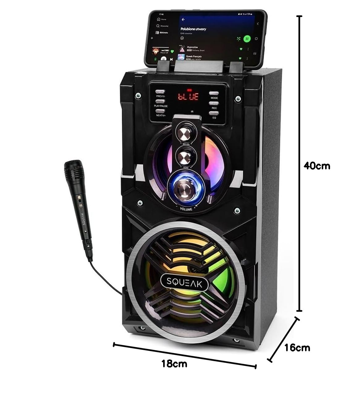 Beatboxer Bluetooth 5.1 Speaker - Bluetooth Speaker with Karaoke