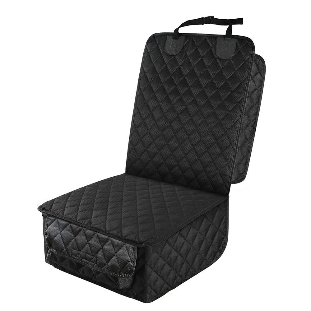 JALILAN 1 Pack Car Front Seat Cover for Dogs for Renault ZOE (Typ Q210 ab Bj.2012) Quilted Waterproof Non-Slip Pet Protector Scratchproof Heavy Duty Oxford