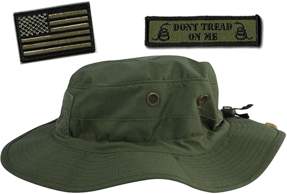 Gadsden and Culpeper Operator Boonie Hat Bundle & Patches - USA/DTOM
